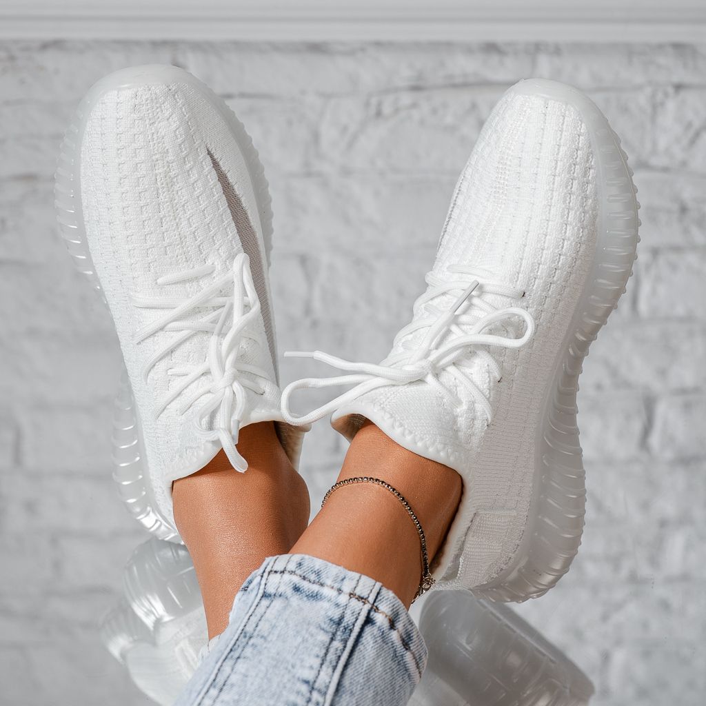 Дамски спортни обувки Stitch Бяло #13921