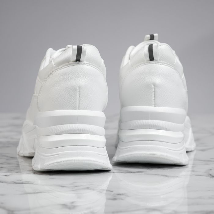 Дамски спортни обувки с платформа Maura2 Бяло #13778