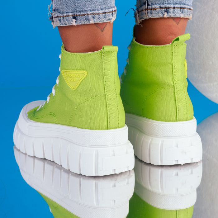 Дамски спортни обувки Alison зелено #9146
