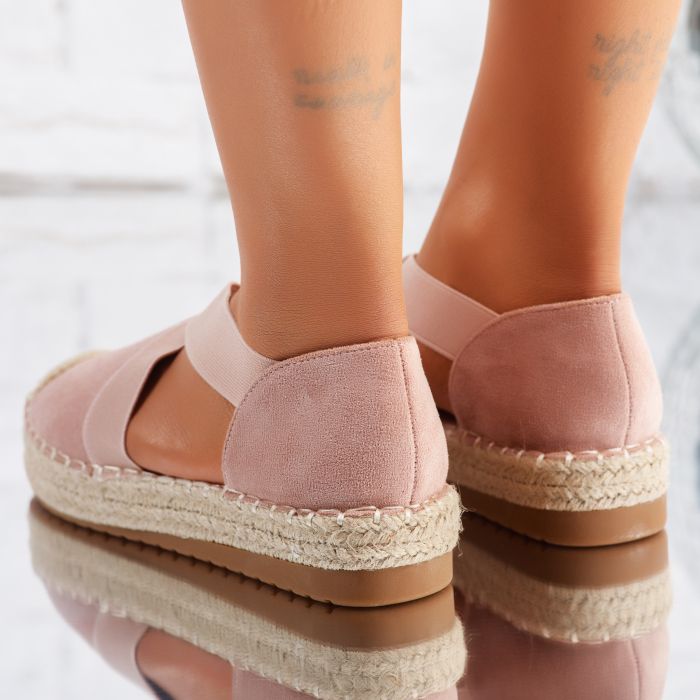 Дамски сандали с платформата Maddison розово #10335