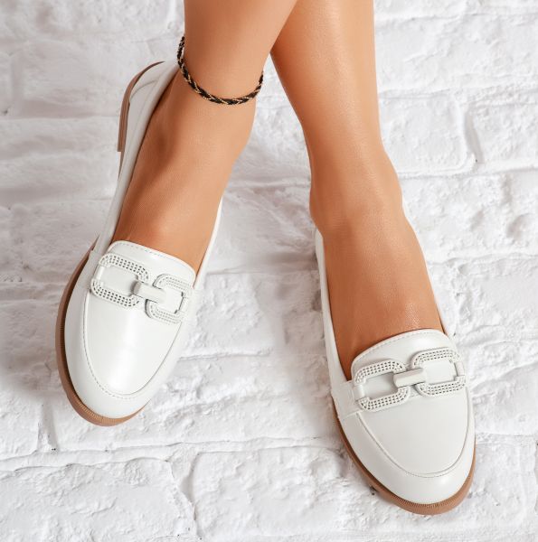 Обувки за балеринки  Lethia Бяло #14031