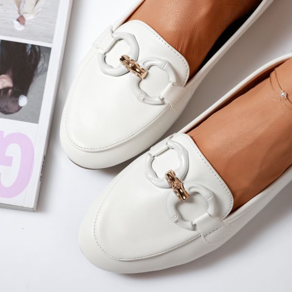 Обувки за балеринки Cleopatra Бяло #14022