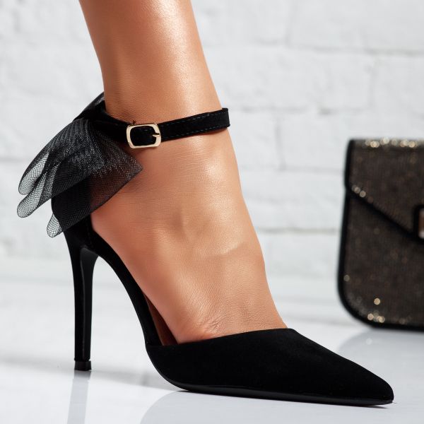 Дамски обувки с ток Taylor черен #14096