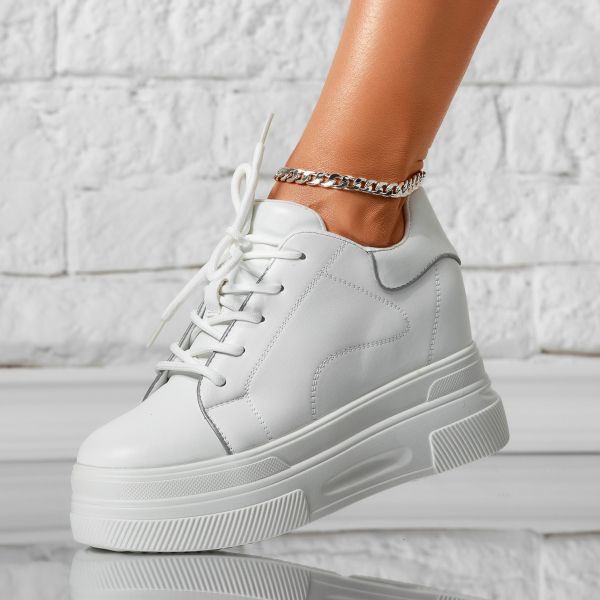 Дамски спортни обувки с платформа Selene Бяло #14611