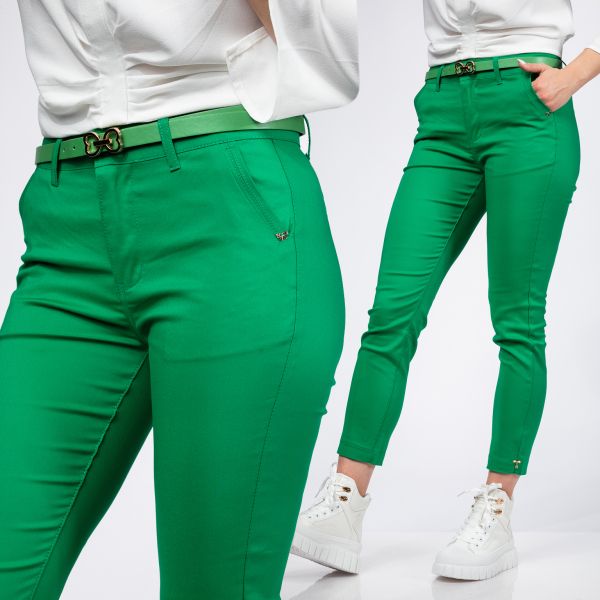 Всекидневен Дамски Панталон Roxana Зелени #A407
