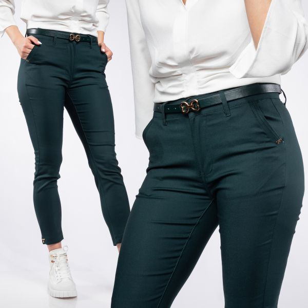 Всекидневен Дамски Панталон Roxana Зелени #A410