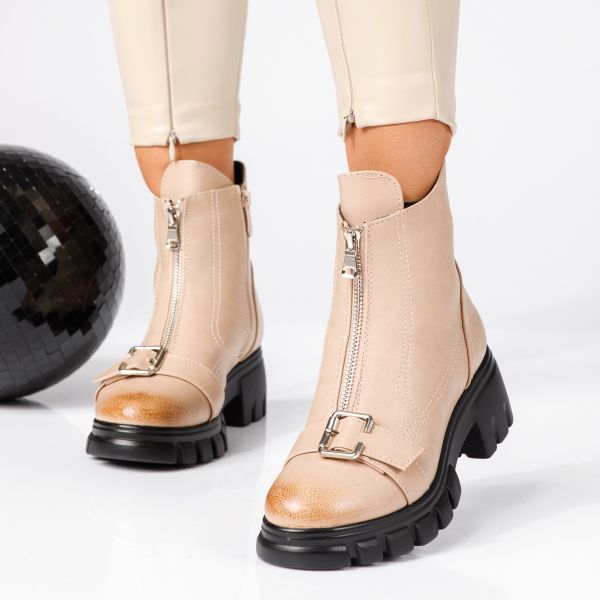 Дамски Боти Amelia Бежови #17020