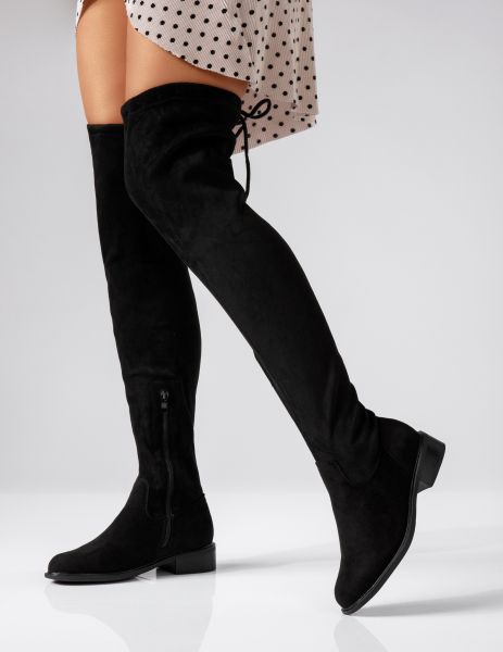 Дамски Чизми Дълги Alexa Черни #17291