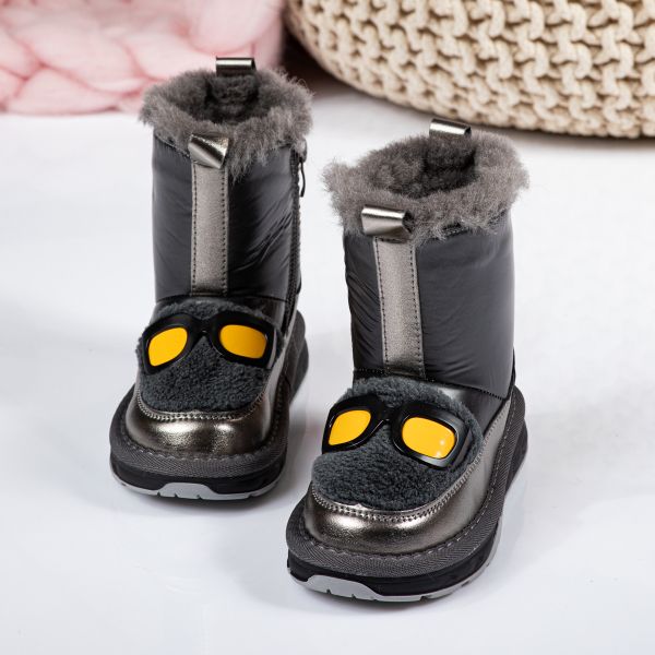 Чизми за Момичета Lisa2 Сиви #17903