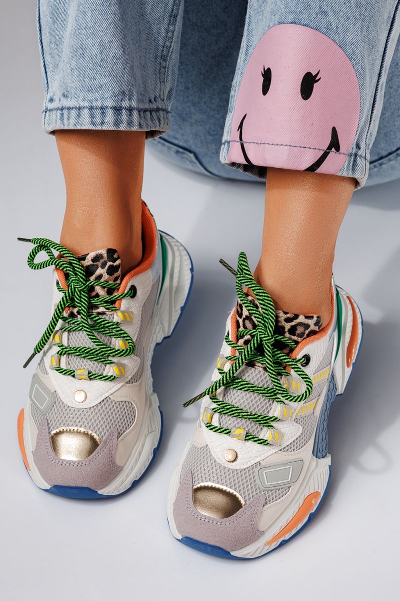 Дамски маратонки леопард от еко кожа Devi #24546