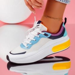 Дамски спортни обувки Elise2 бял/Mov #5197M