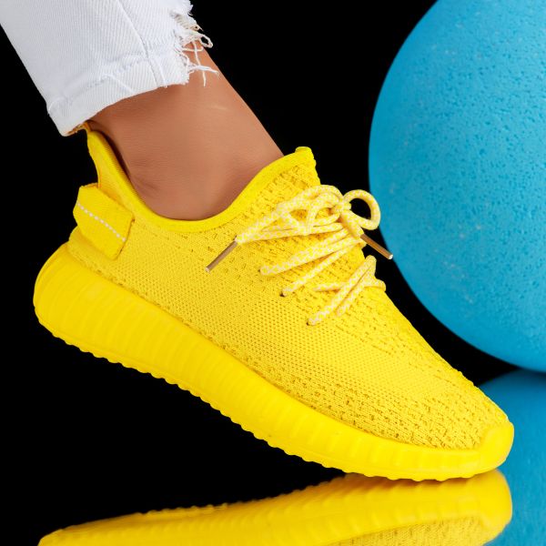 Дамски спортни обувки Rania Жълто #6949M