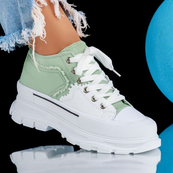 Дамски спортни обувки Daria Зелено #8978