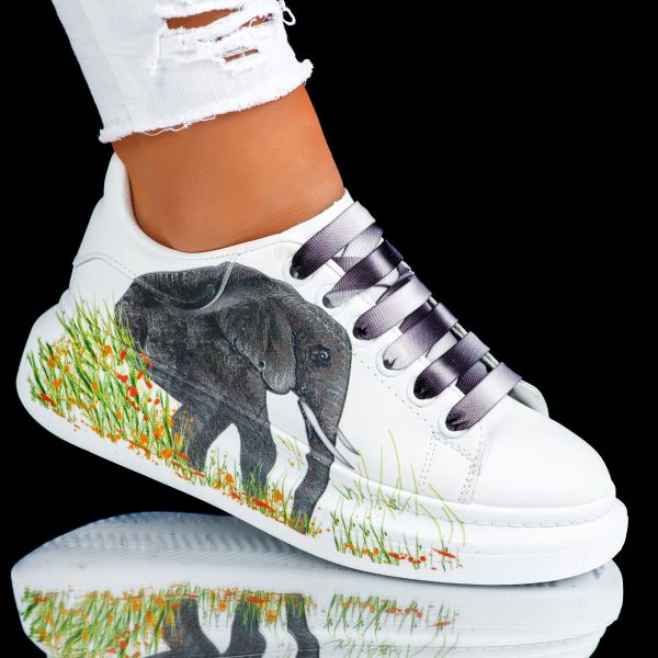 Дамски спортни обувки Ema Бял #9296