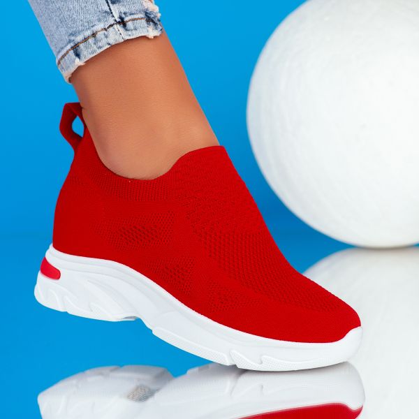 Дамски спортни обувки Luna червен #9059