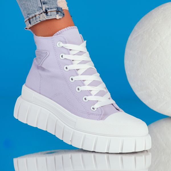 Дамски спортни обувки Alison лилаво #9147