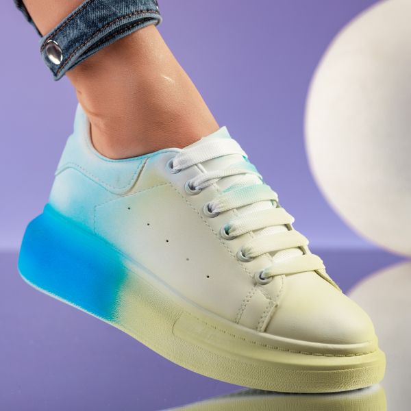 Дамски спортни обувки Parker жълт2 #9685