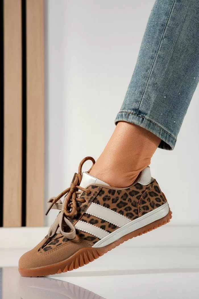 Дамски маратонки леопард от еко кожа Heaven #21420