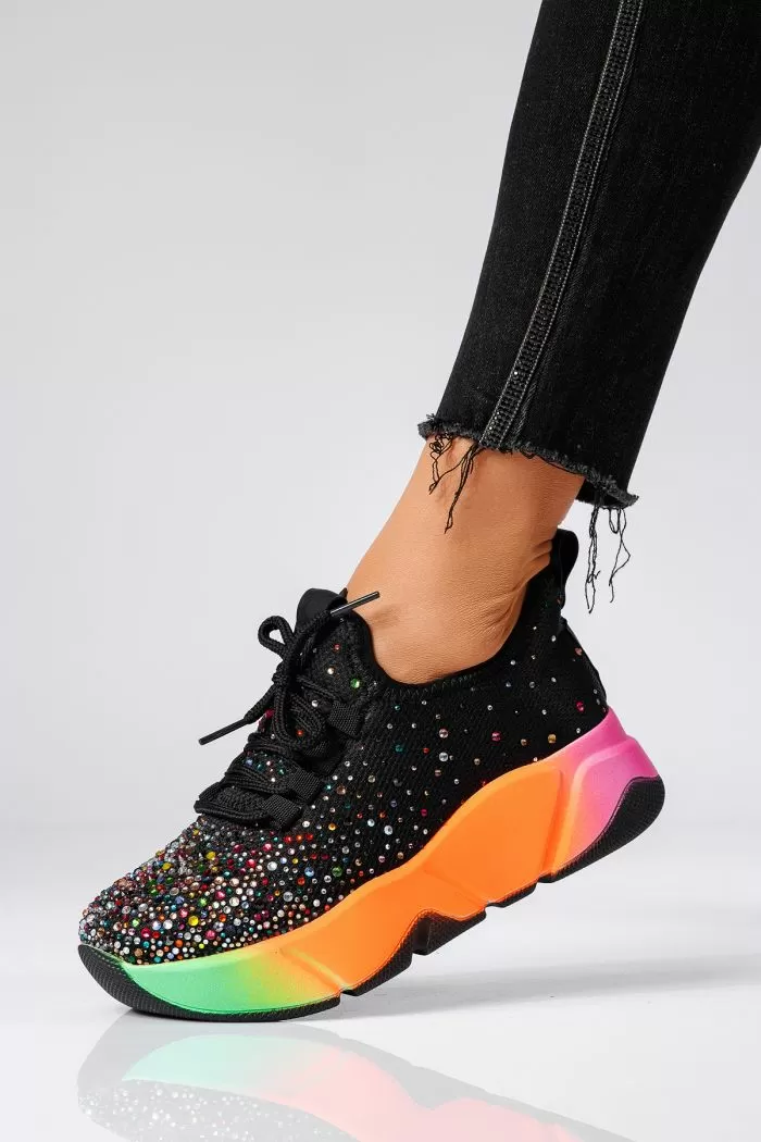 Дамски многоцветни текстилни маратонки Maria #22330