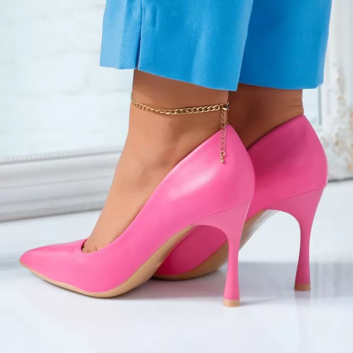 Обувки на токчета Peach Fucsia #6624M