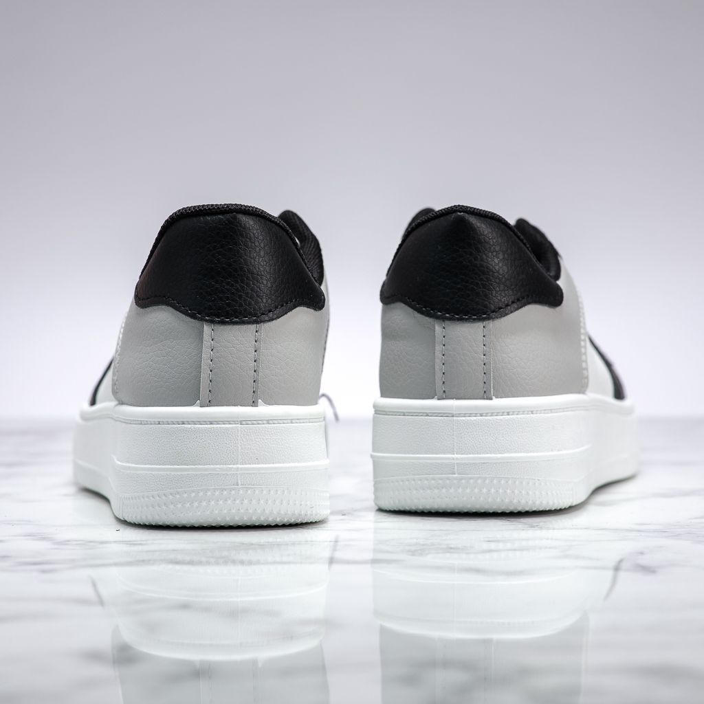 Дамски спортни обувки Lulu Бяло/черен/Сив #13722