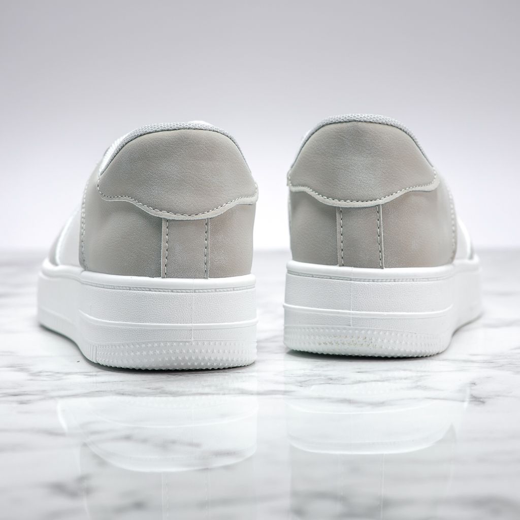 Дамски спортни обувки Lulu Бяло/Сив #13721