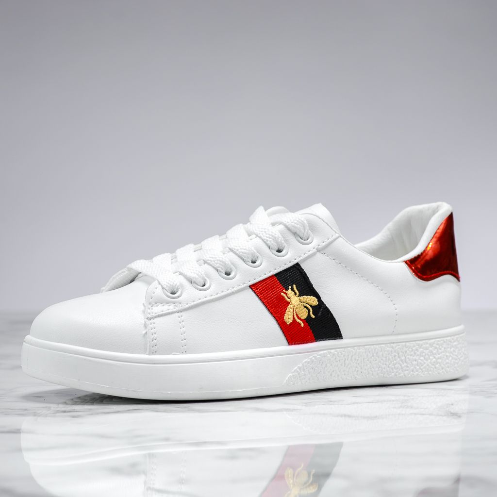 Дамски спортни обувки Gloria Бяло/червен #13738