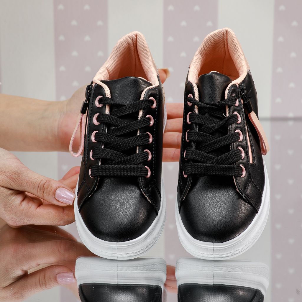 Спортни обувки за деца Jersey черен/Розово #13830