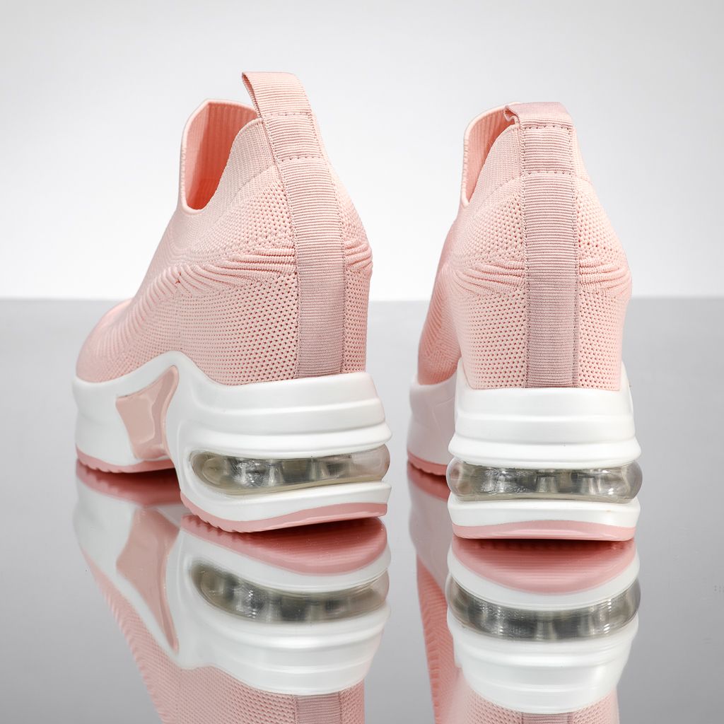 Дамски спортни обувки с платформа Mackenzie Розово #13930