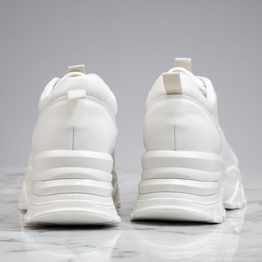 Дамски спортни обувки с платформа Maura Бежово #13776