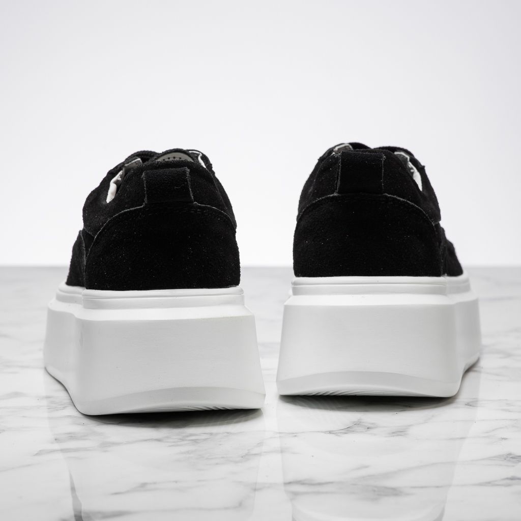 Дамски спортни обувки Изработени от естествена кожа Melody черен #13916