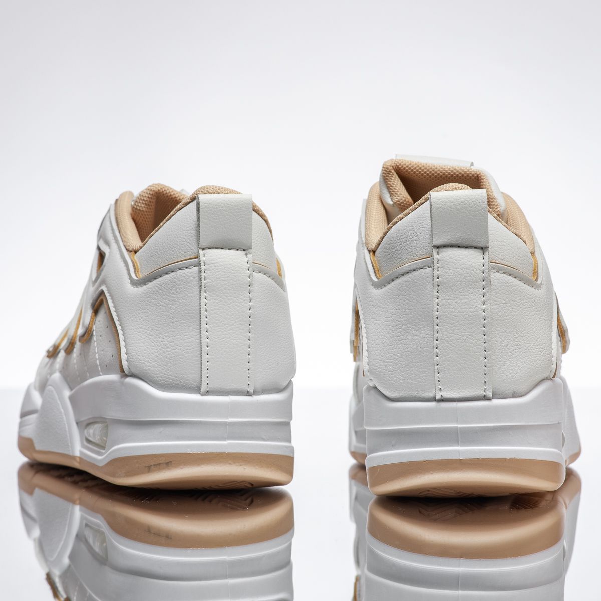 Дамски спортни обувки True3 Бяло/Каки #14144