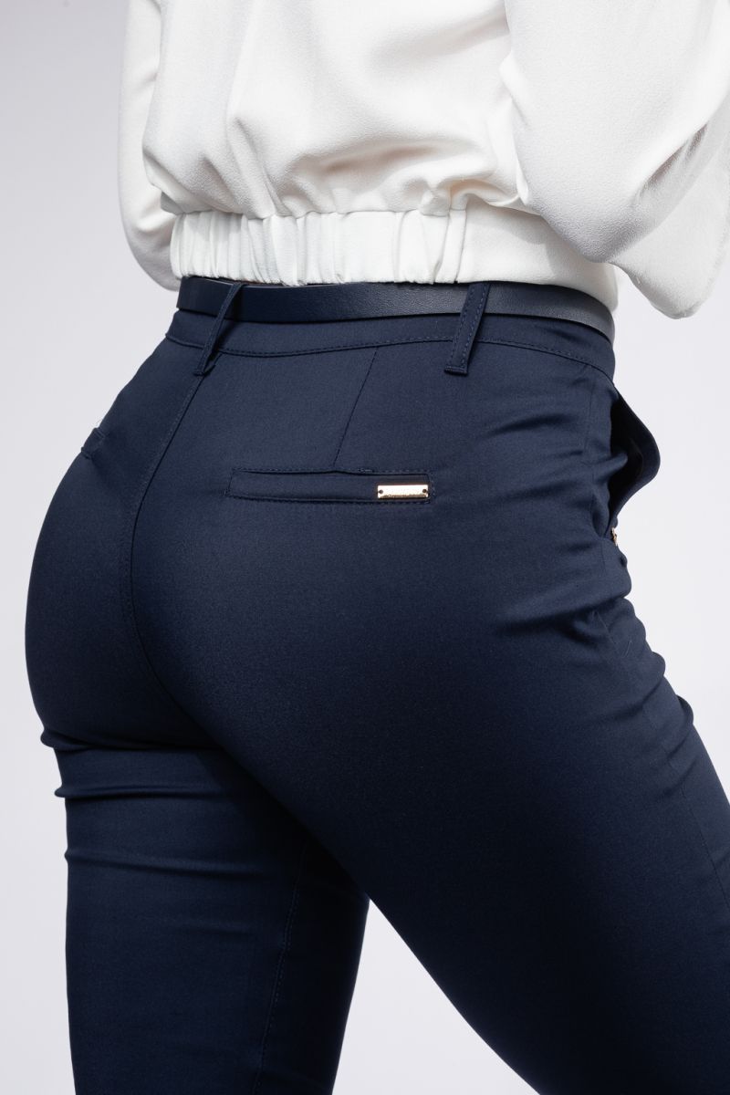 Всекидневен Дамски Панталон Roxana Сини #A409
