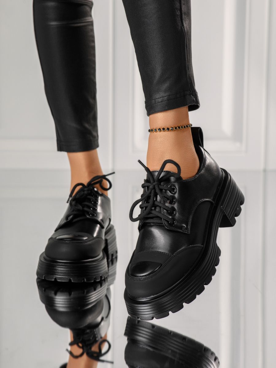 Всекидневни дамски обувки черни от еко кожа Maeve #18248