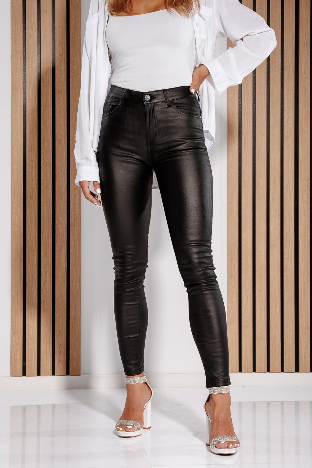 Дамски ватирани панталони Sarah Black #A323