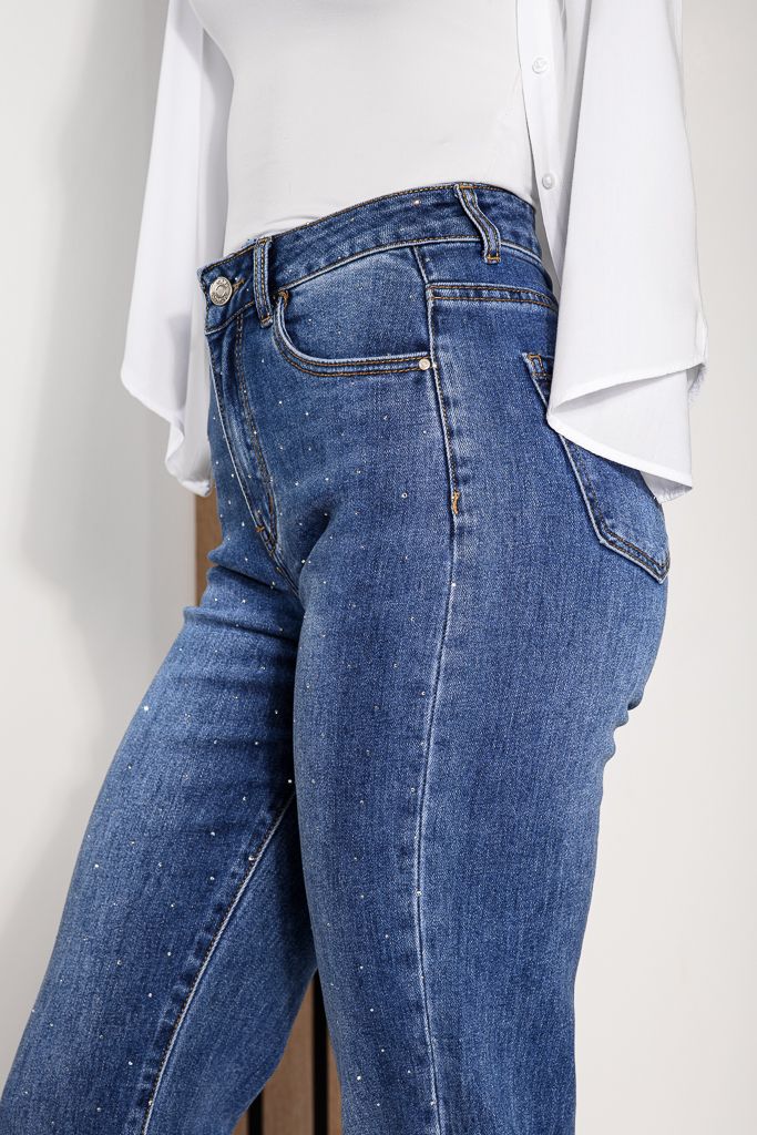 Дамски Baggy Fit Дънки Glory Сини #A1227