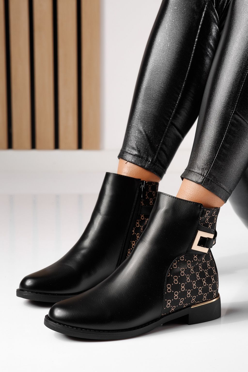 Дамски Боти Peyton Черни #16868