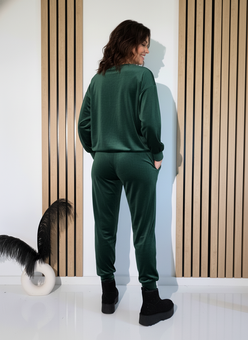 Дамски Спортен Комплект зелен Tabita #A1267