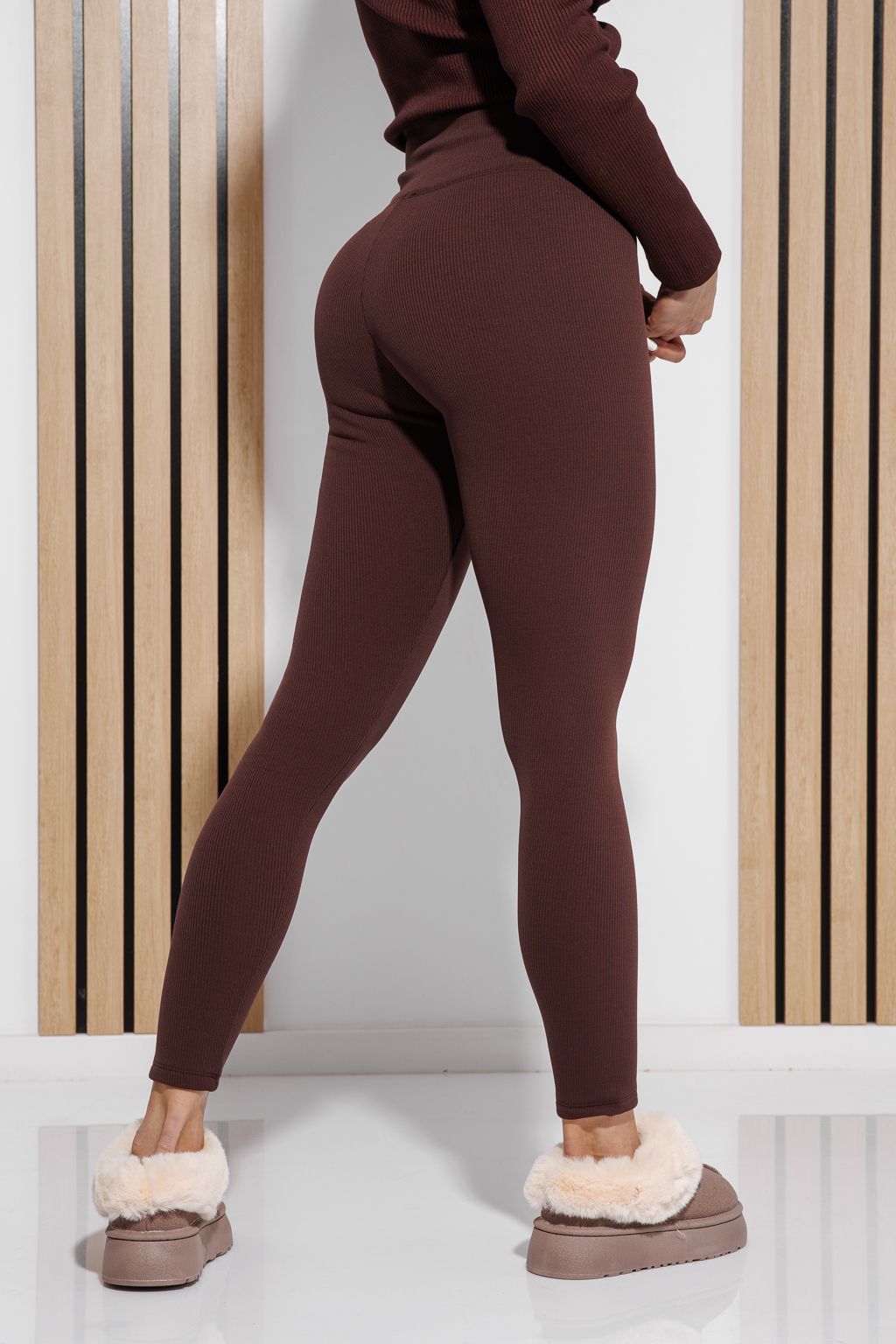 Дамски клин Lora кафяв #A1335