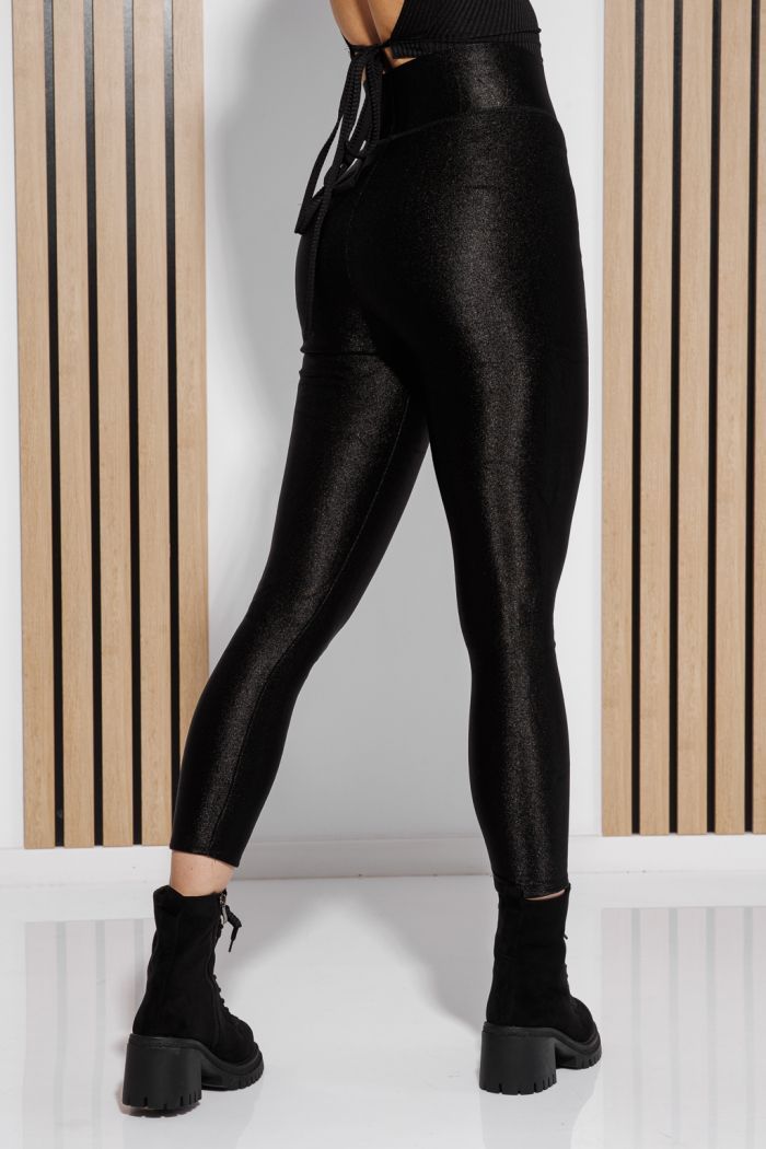 Ватиран дамски клин Clara черен #A1342