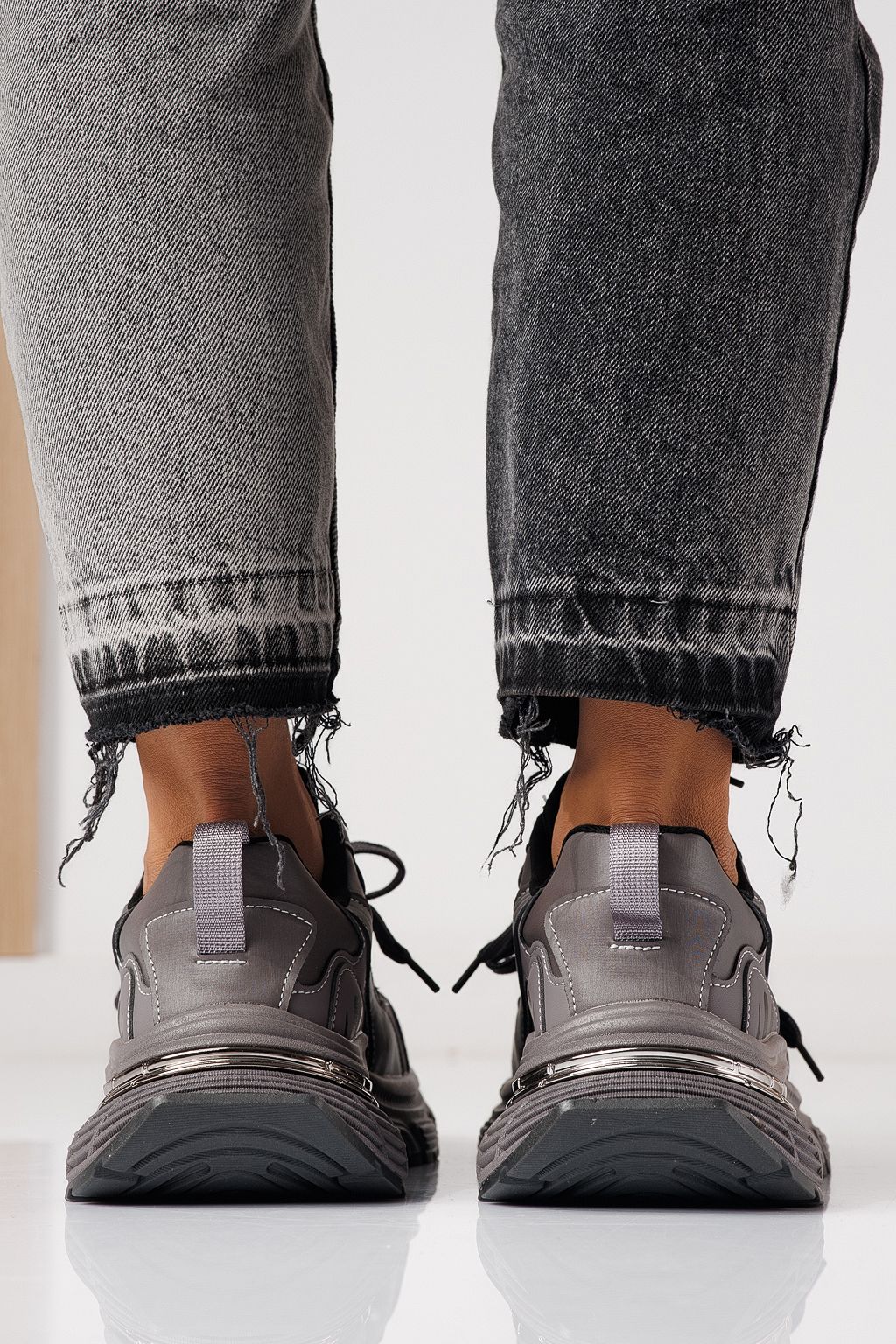 Дамски маратонки лилави от еко кожа Denisa #24072