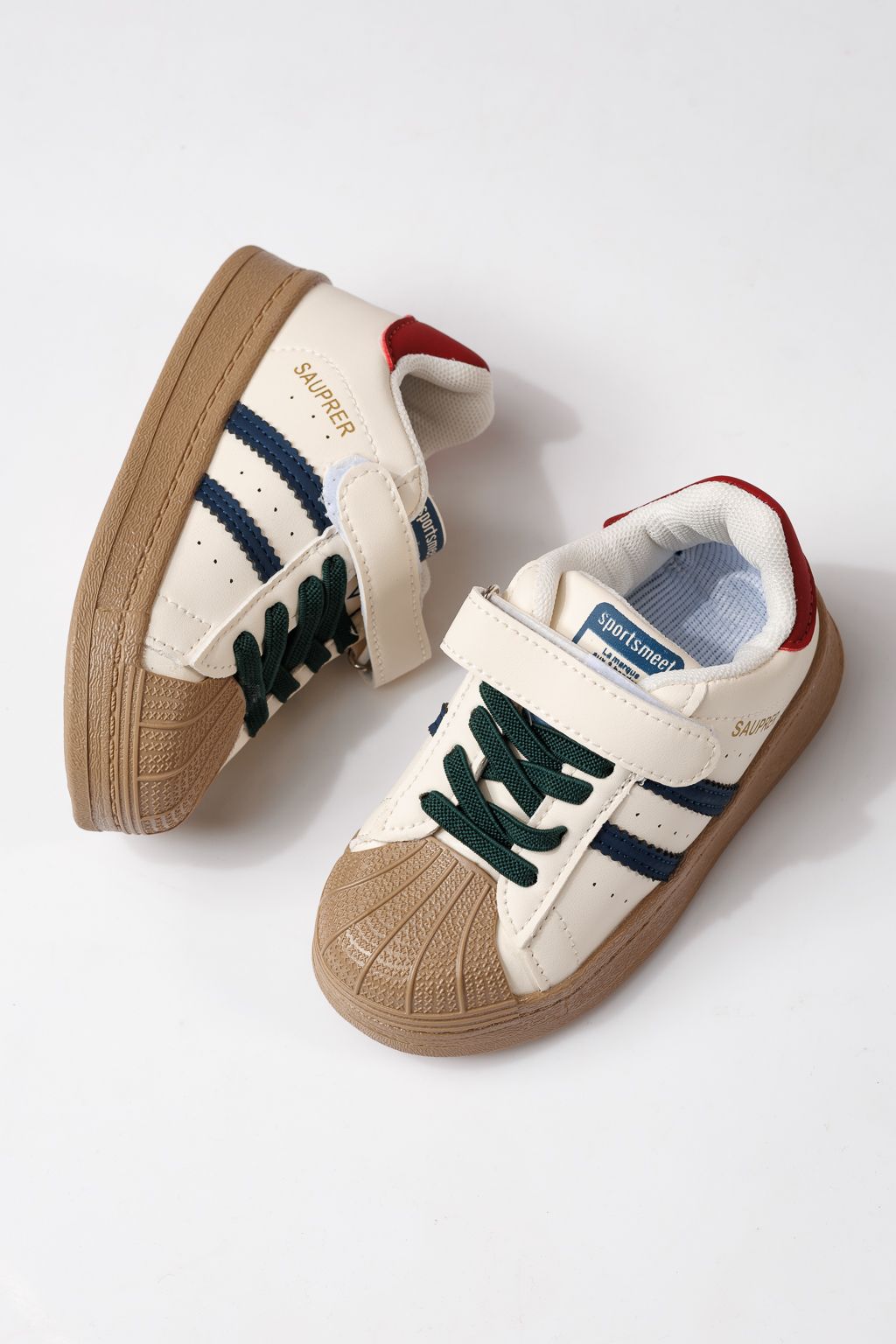 Детски маратонки сини от еко кожа Allana #24019