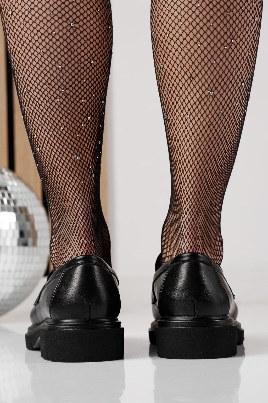 Всекидневни дамски обувки черни от еко кожа Venus #24279