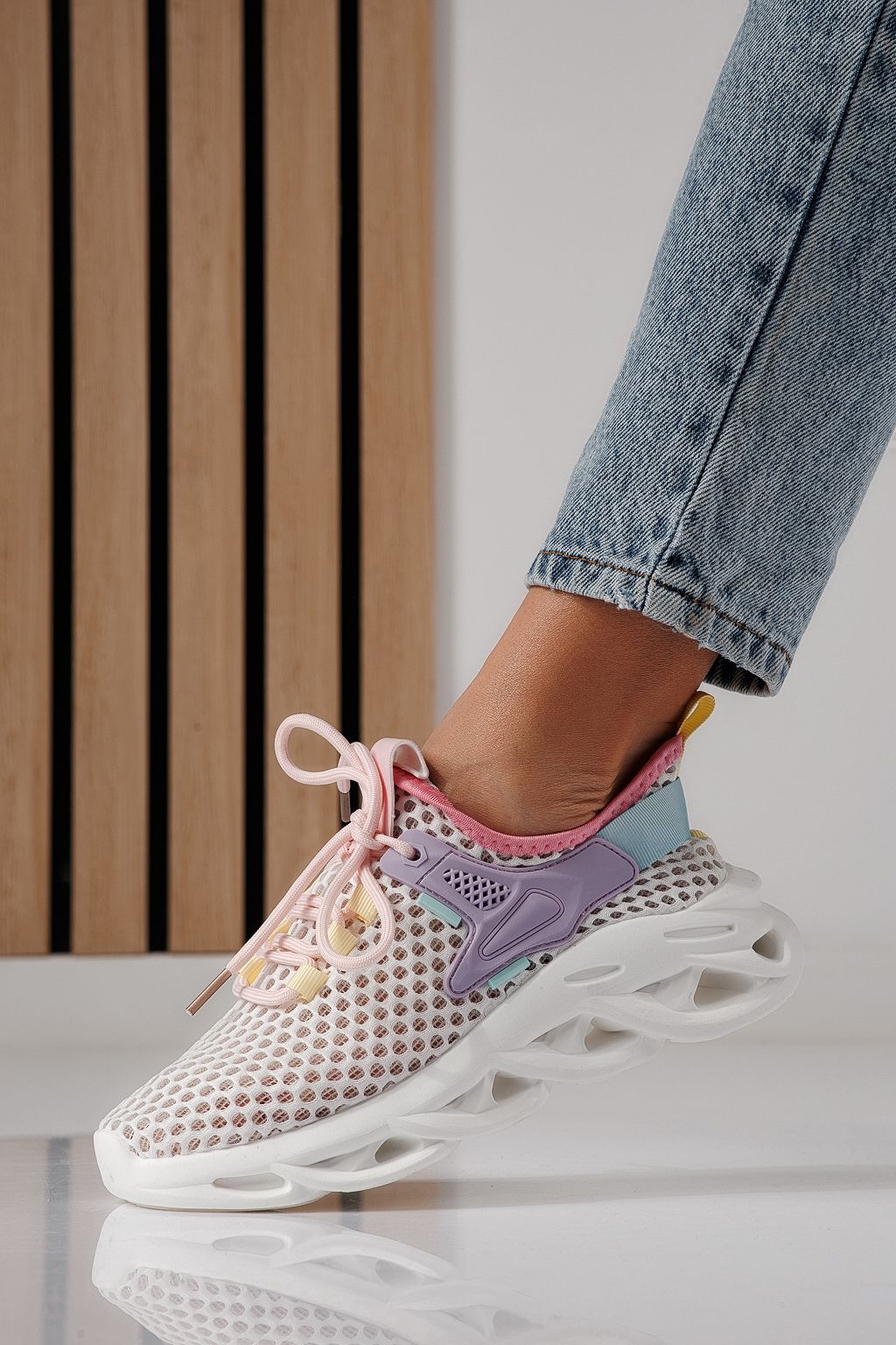 Дамски маратонки многоцветни от текстилен материал Florentina #24312