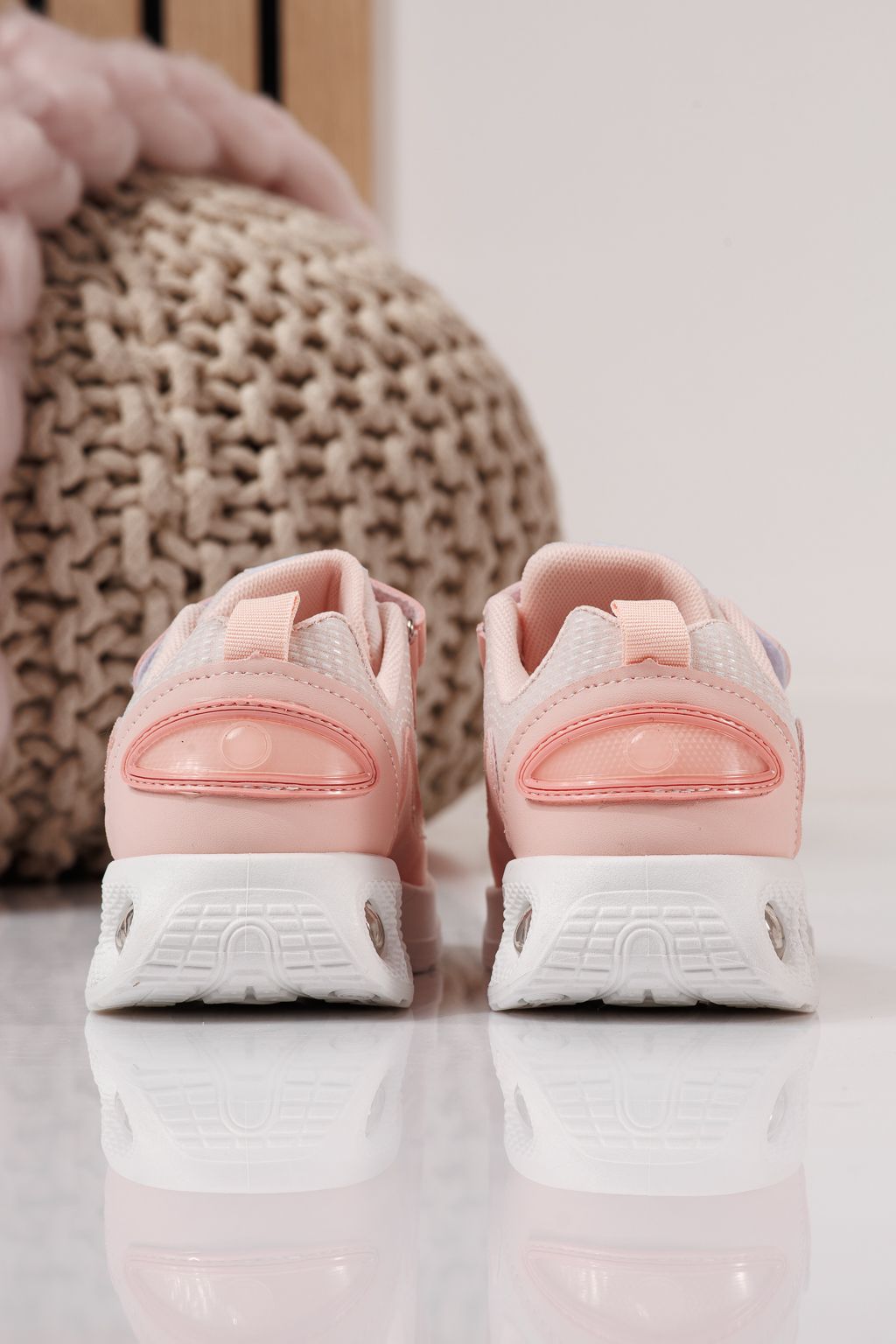 Детски маратонки розови от текстилен материал Freya #24352