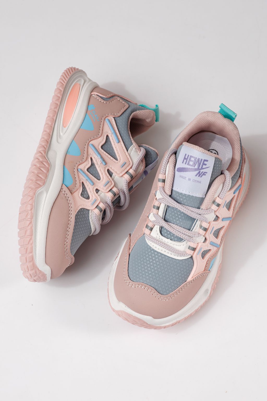 Детски маратонки розови от еко кожа Calista #24366