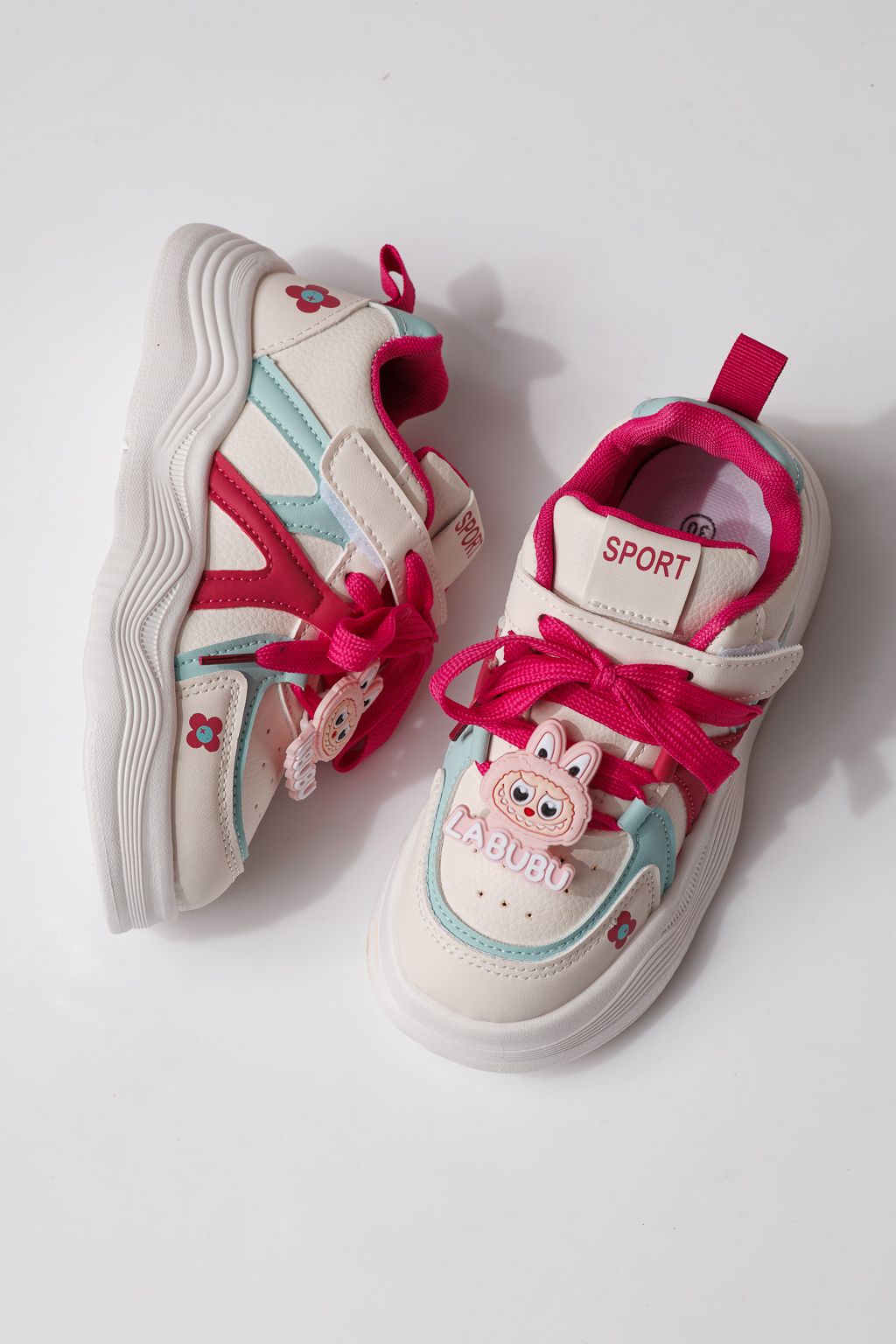 Детски маратонки розови от еко кожа Bubu #24337
