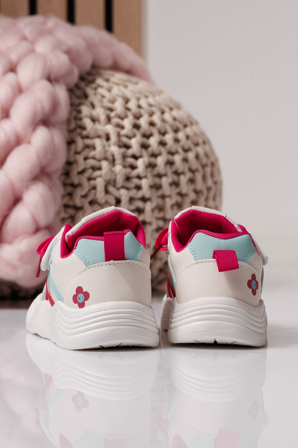 Детски маратонки розови от еко кожа Bubu #24337