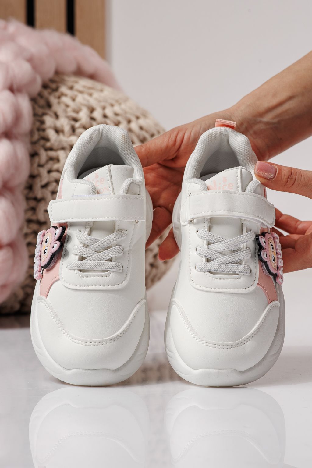 Детски маратонки розови от еко кожа Bubu #24372