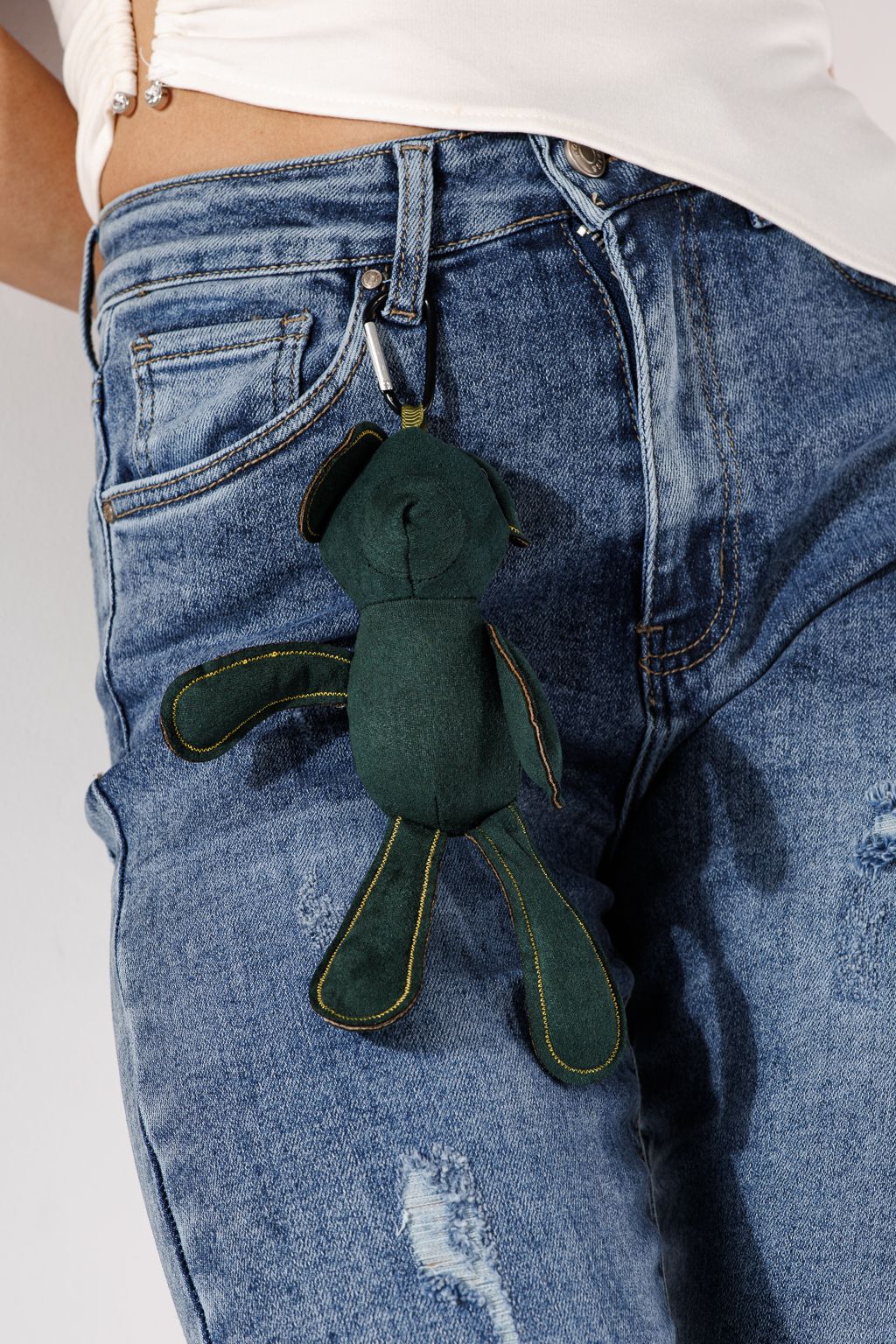 Дънки Baggy Fit Дамски Andreea сини #A1353